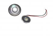 Boat Auto RV Trailer LED Courtesy Livewell Round Clear Light